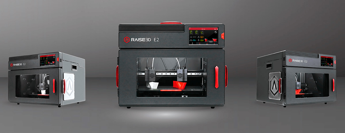 All-in-One IDEX Desktop 3D Printer, Raise3D E2
